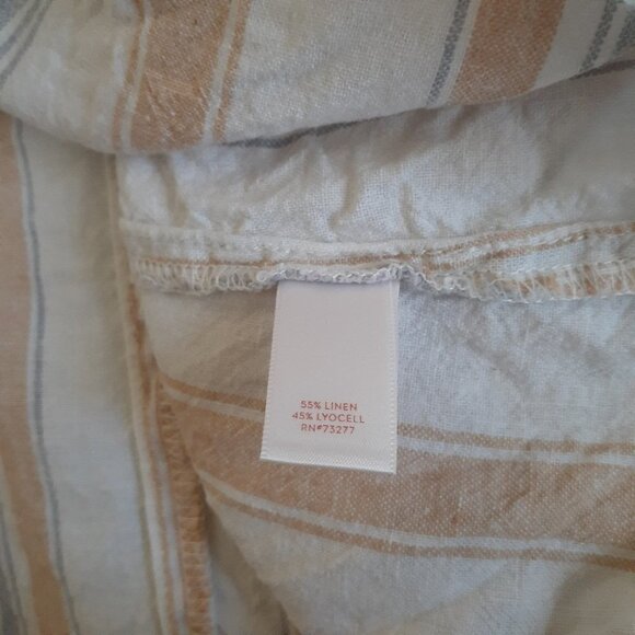 Striped Long Sleeve Top - Cream, Tan, and Gray - Picture 6 of 13